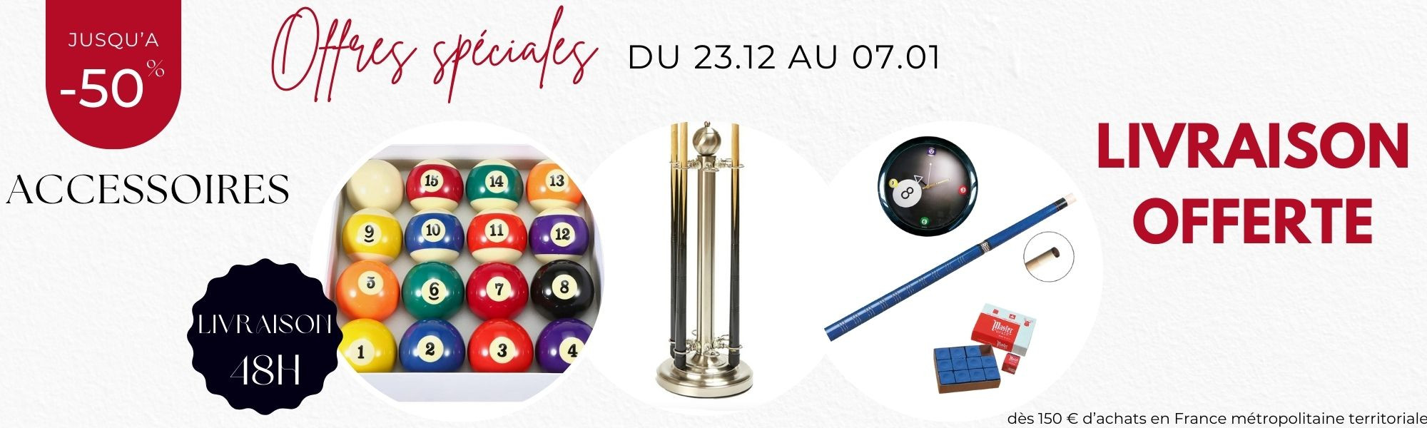 Porte-queues horloge